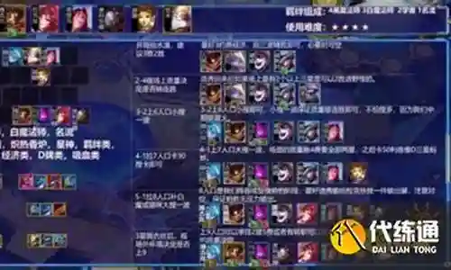 双人套路阵容搭配图片高清