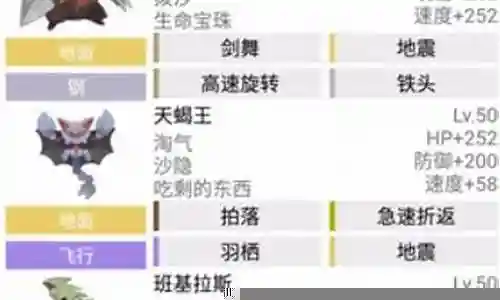 pokmmo沙暴队阵容搭配