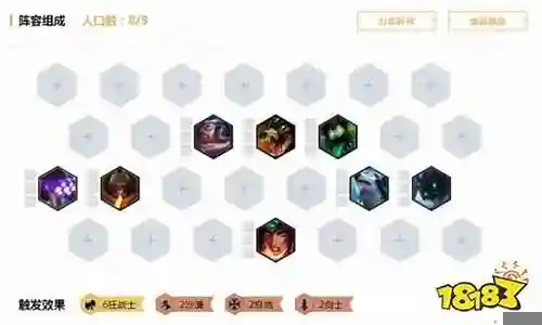 六狂战士搭配什么阵容