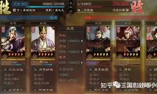 官渡之战天梯阵容搭配