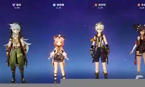 原神雷狼阵容搭配图