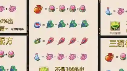 梦幻西游手游三药品质