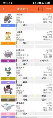 pokemmo全部阵容插图1