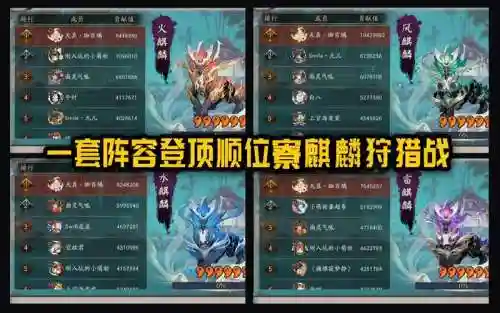 麒麟阵容排名