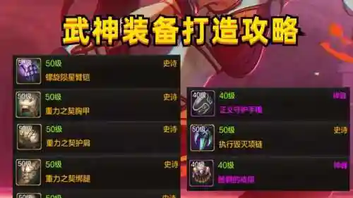 dnf86武神毕业装备插图