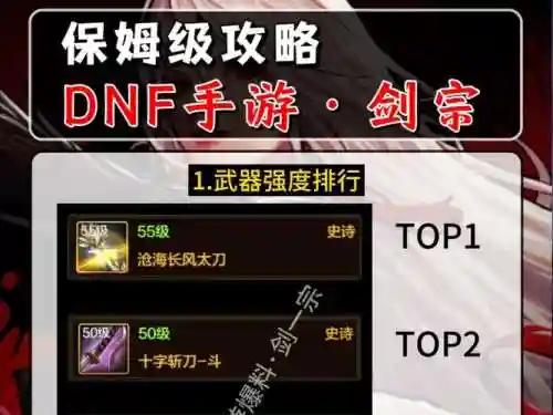 dnf95版本剑宗的过度装备_1插图