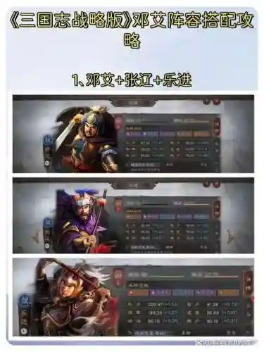 邓艾搭配阵容插图