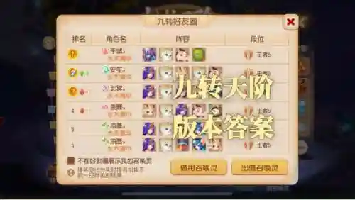 九转阵容插图1