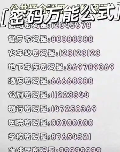 看情况攻略所有密码插图