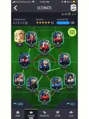 fifa更换阵容