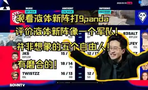 液体最新阵容