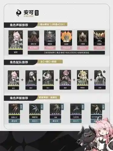 安可搭配什么阵容插图