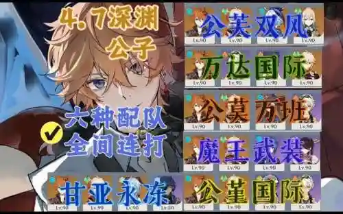 原神公子阵容搭配插图