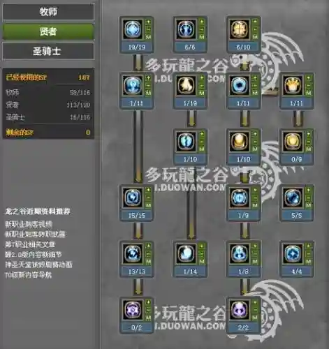 龙之谷60圣骑士装备选择