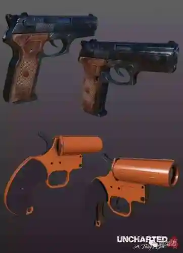 神秘海域4武器演示插图1