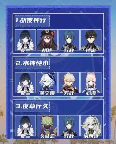 光夜阵容搭配