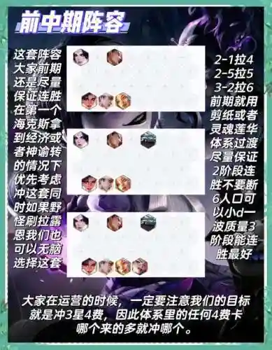 神谕幻阵容搭配插图