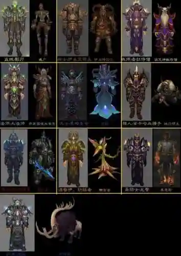 魔兽世界人类战士装备大全
