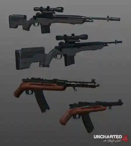 神秘海域4武器演示插图