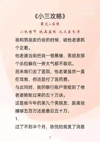 打小三攻略插图