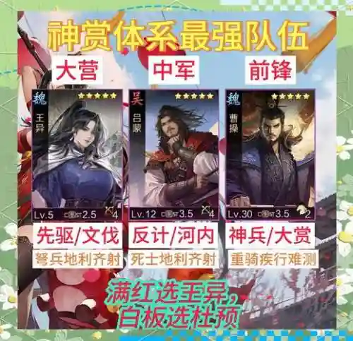 率土之滨有趣的阵容搭配，率土之滨阵容搭配排行2021插图1