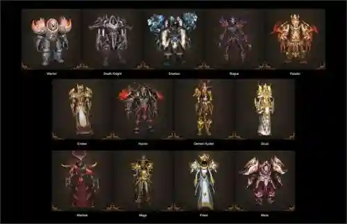 魔兽世界哪个职业的装备好看，魔兽世界哪个职业套装好看插图