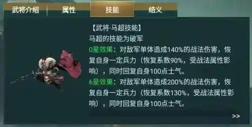卧龙吟马超阵容搭配，卧龙吟战马属性列表