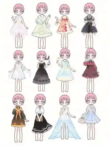 装扮少女搭配阵容，装扮少女最好看的套装插图1