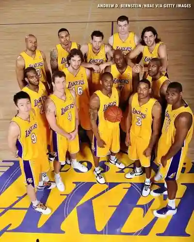 09年湖人球员搭配阵容，nba2009年湖人阵容插图1