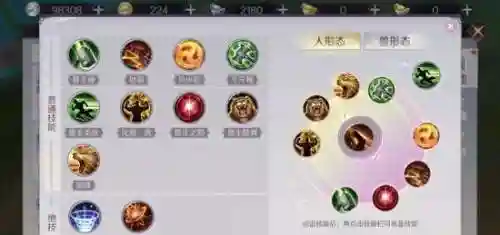 完美世界仙魔兽兽技能，完美世界兽兽仙魔技能对比插图1