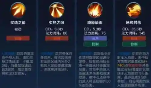 王者荣耀后羿技能改版，新版后羿技能插图