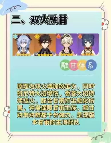 甘雨阵容搭配2022,甘雨搭配什么角色插图 甘雨阵容搭配2022,甘雨搭配什么角色插图