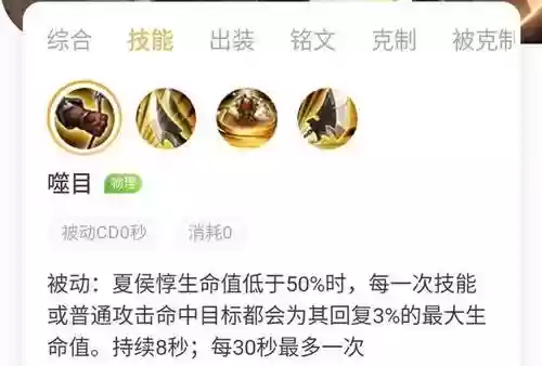 夏侯--技能加点,夏侯 加强插图 夏侯--技能加点,夏侯 加强插图